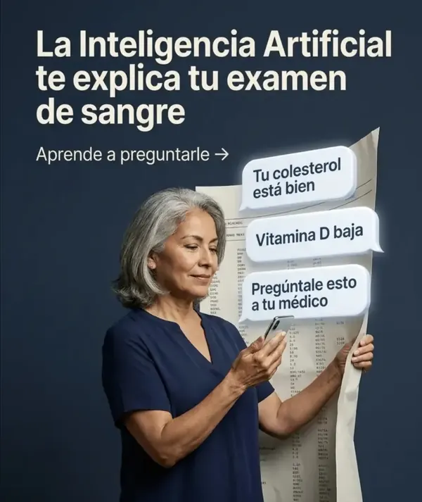 La Inteligencia Artificial te explica tu examen de sangre